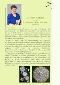 Janina Gabryś  - informacja o twórcy